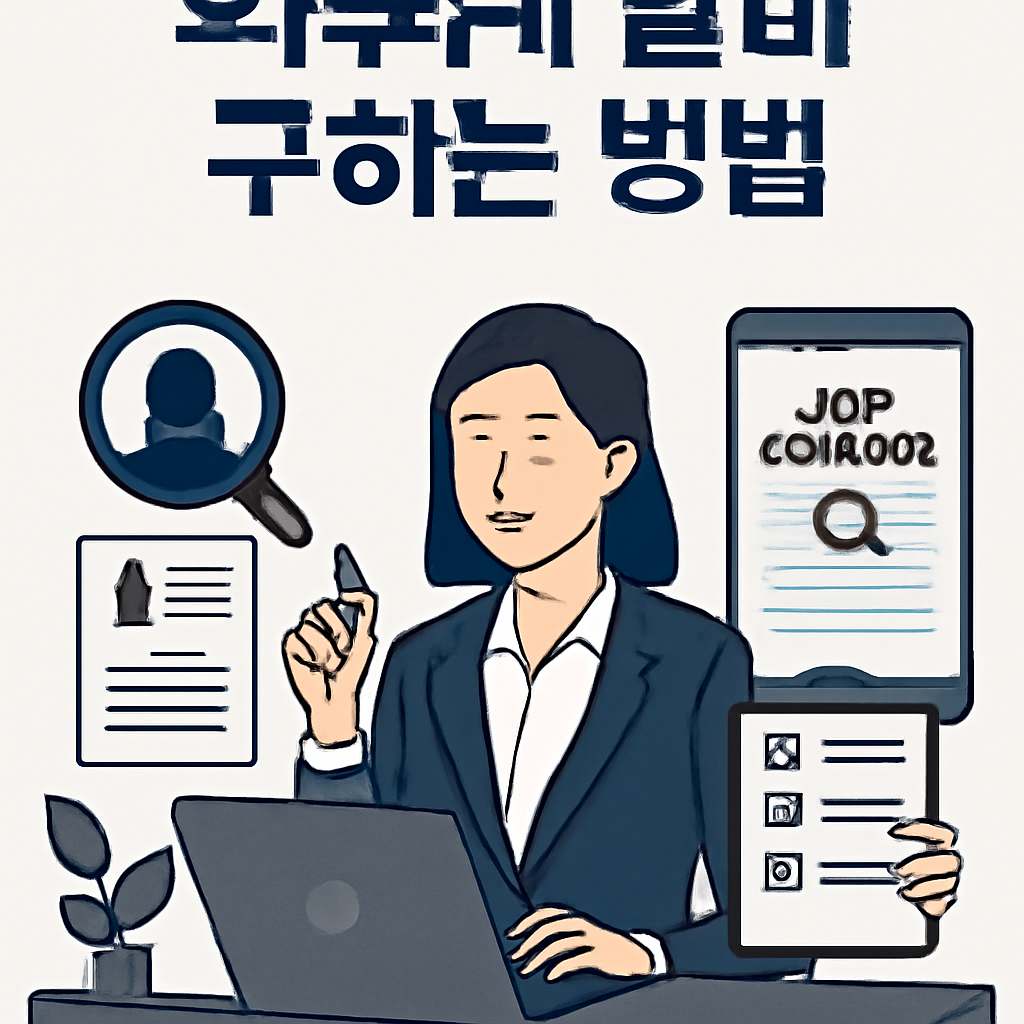 화류계 알바 구하는 방법 이미지