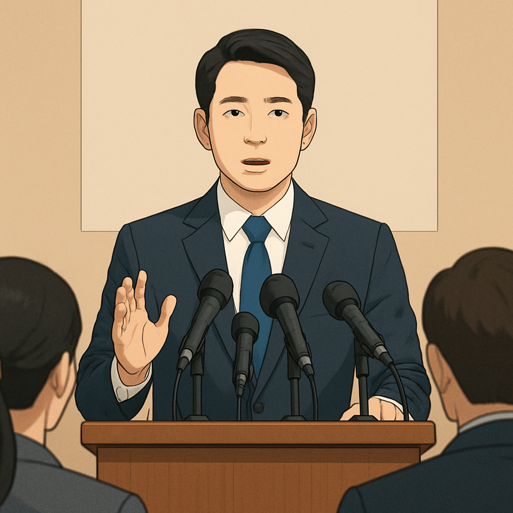 언론 대응 이미지