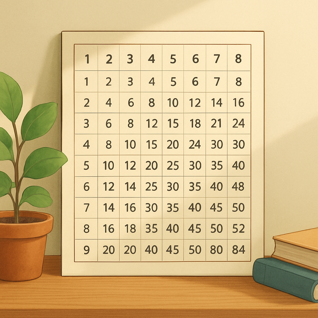 곱셈표 이미지