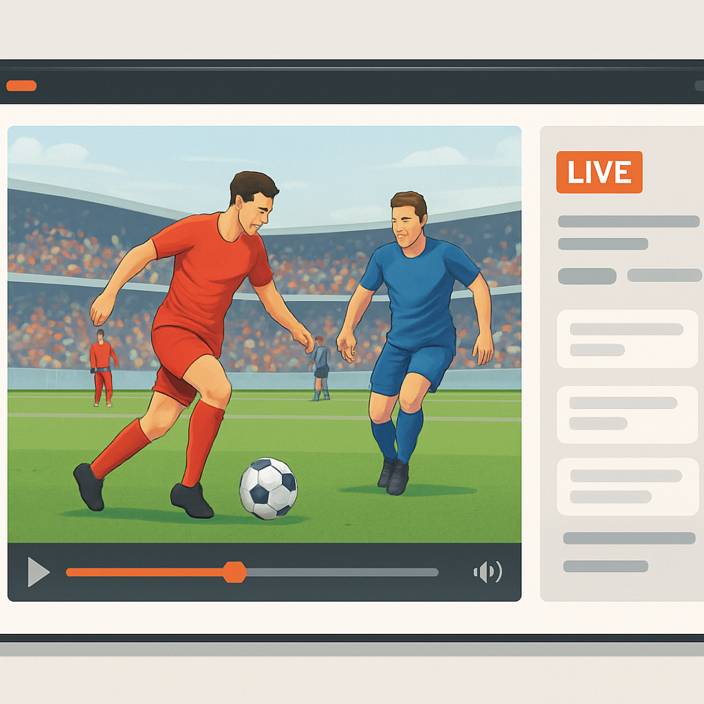 스포츠 중계 사이트 이미지