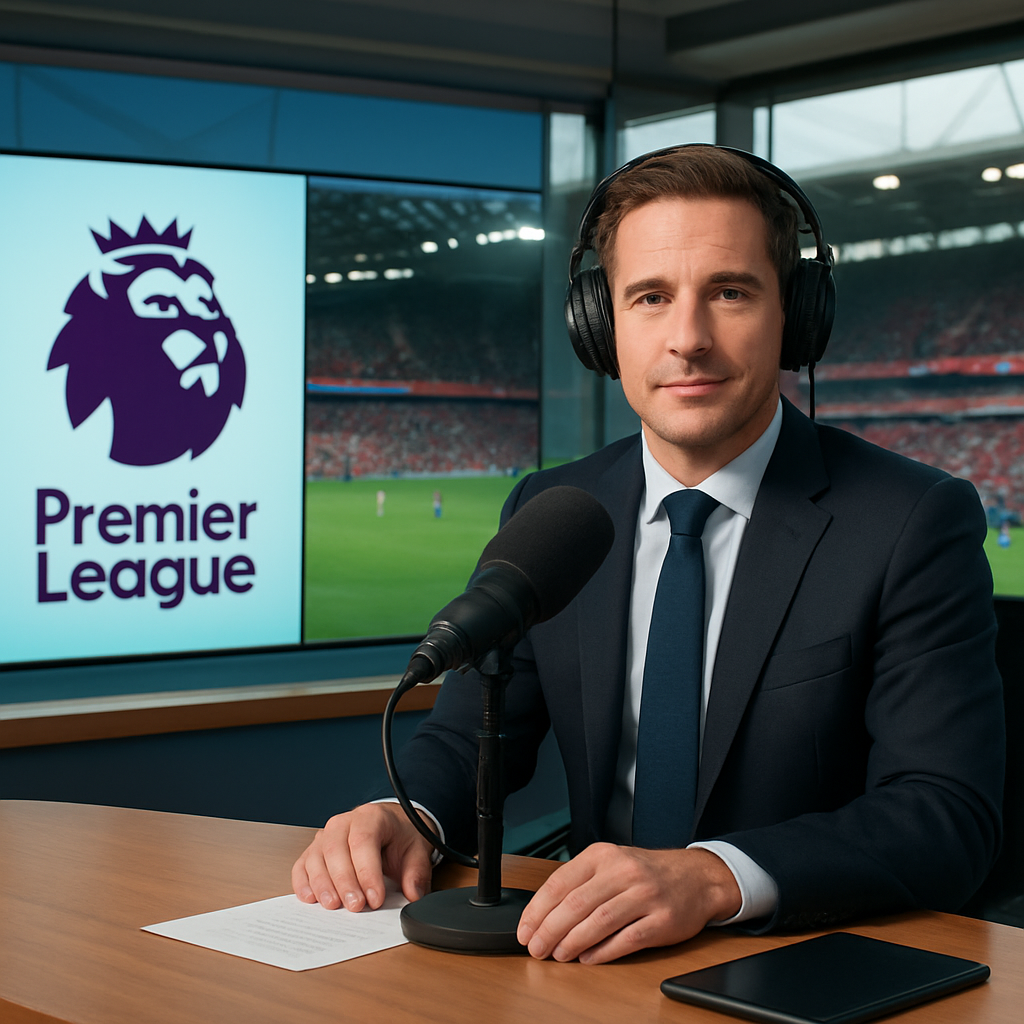 프리미어리그 중계 방송 이미지