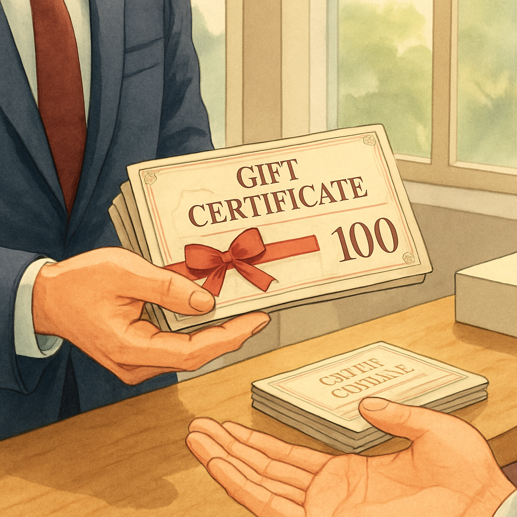 상품권 판매 이미지