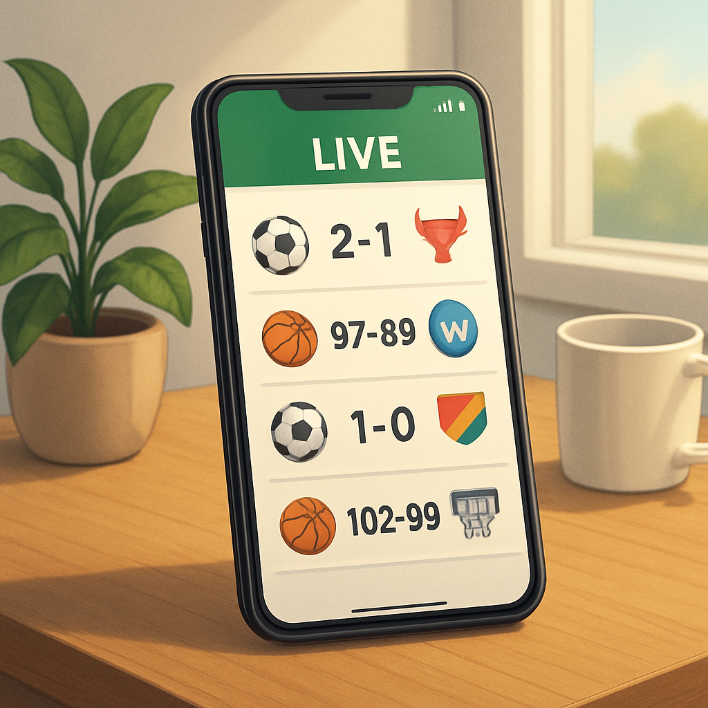 라이브스코어 메인 이미지