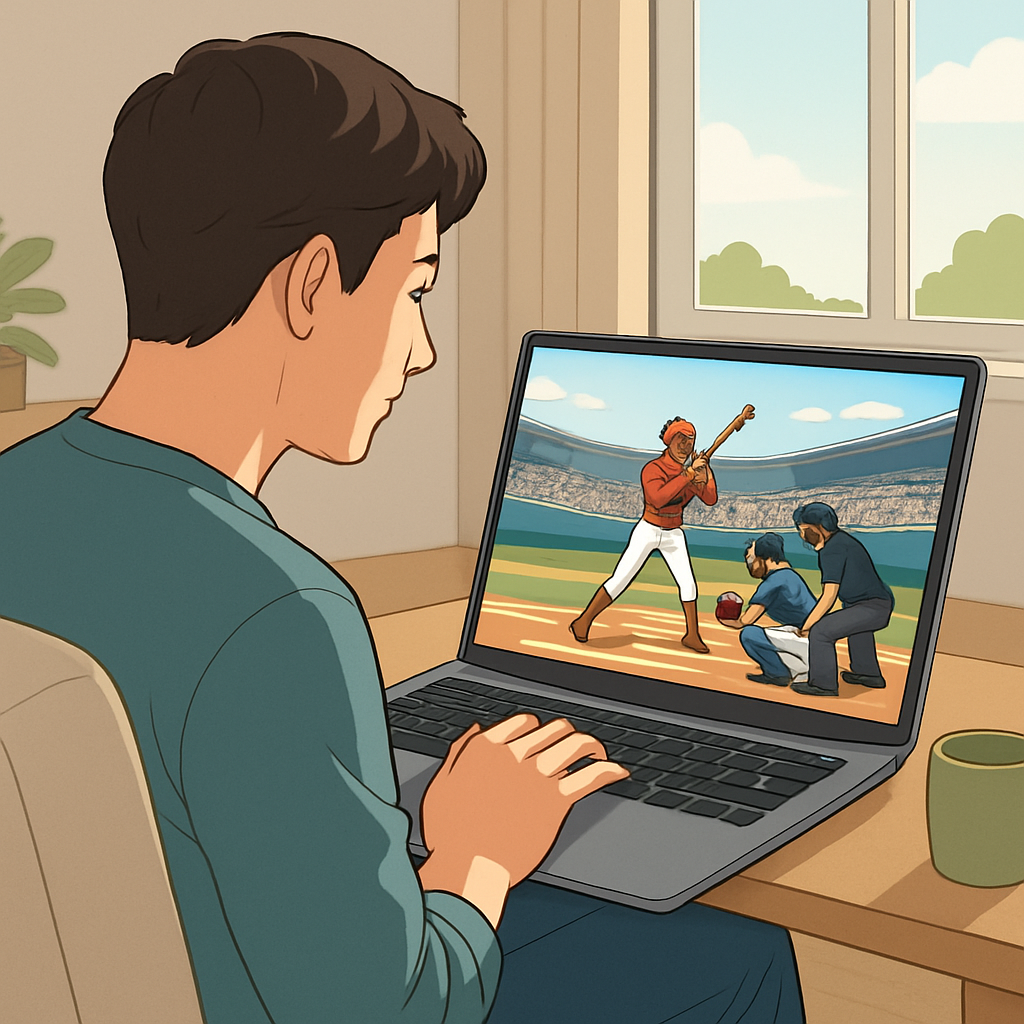 야구 중계 온라인으로 보는 방법과 채널 이미지