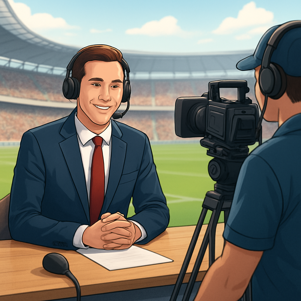 라이브 스포츠 방송 이미지