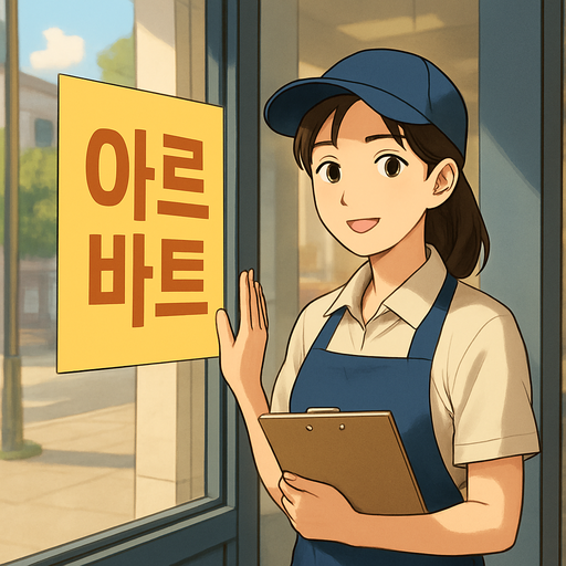 아르바이트 구인 이미지